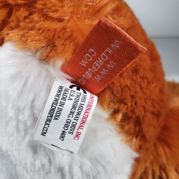 Wild Republic Red Fox Plush Sitting Stuffed Animal Toy Realistic Super Soft - Picture 5 of 8